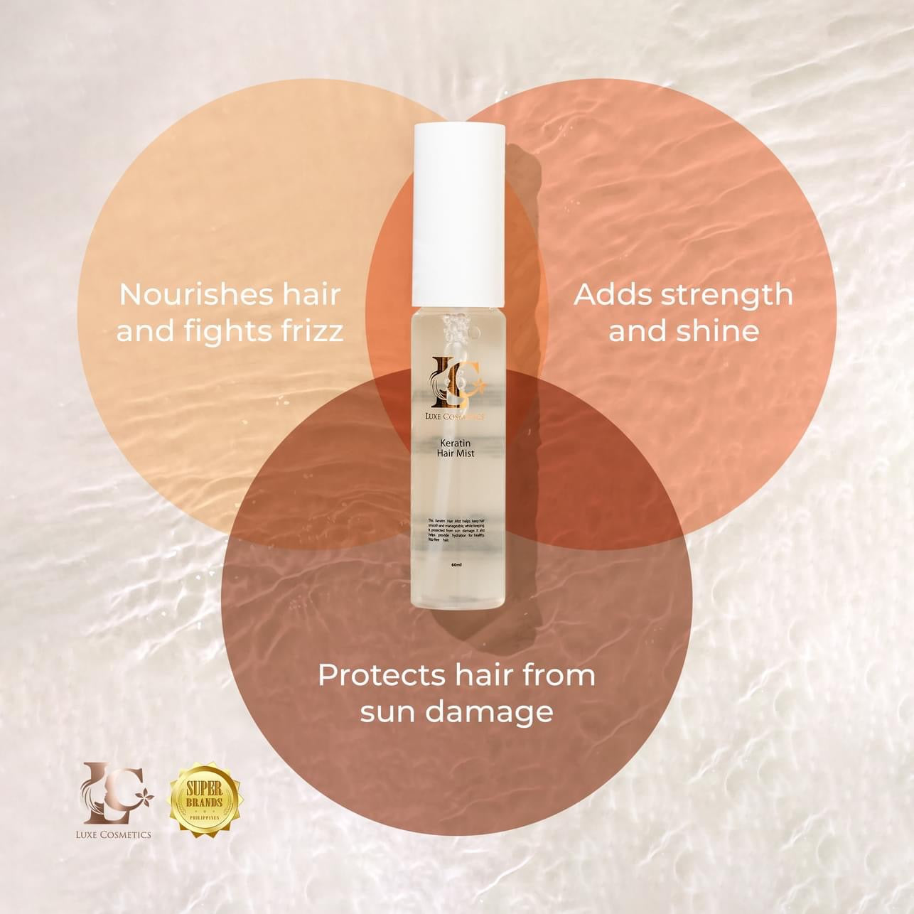 Luxe Cosmetics - Keratin Hair Mist