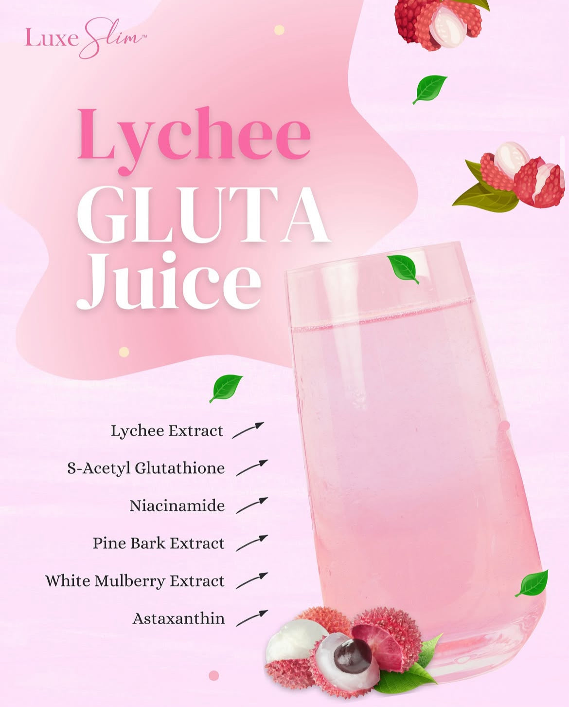 Lychee Gluta Juice