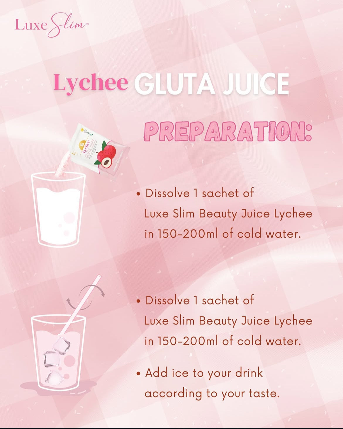 Lychee Gluta Juice