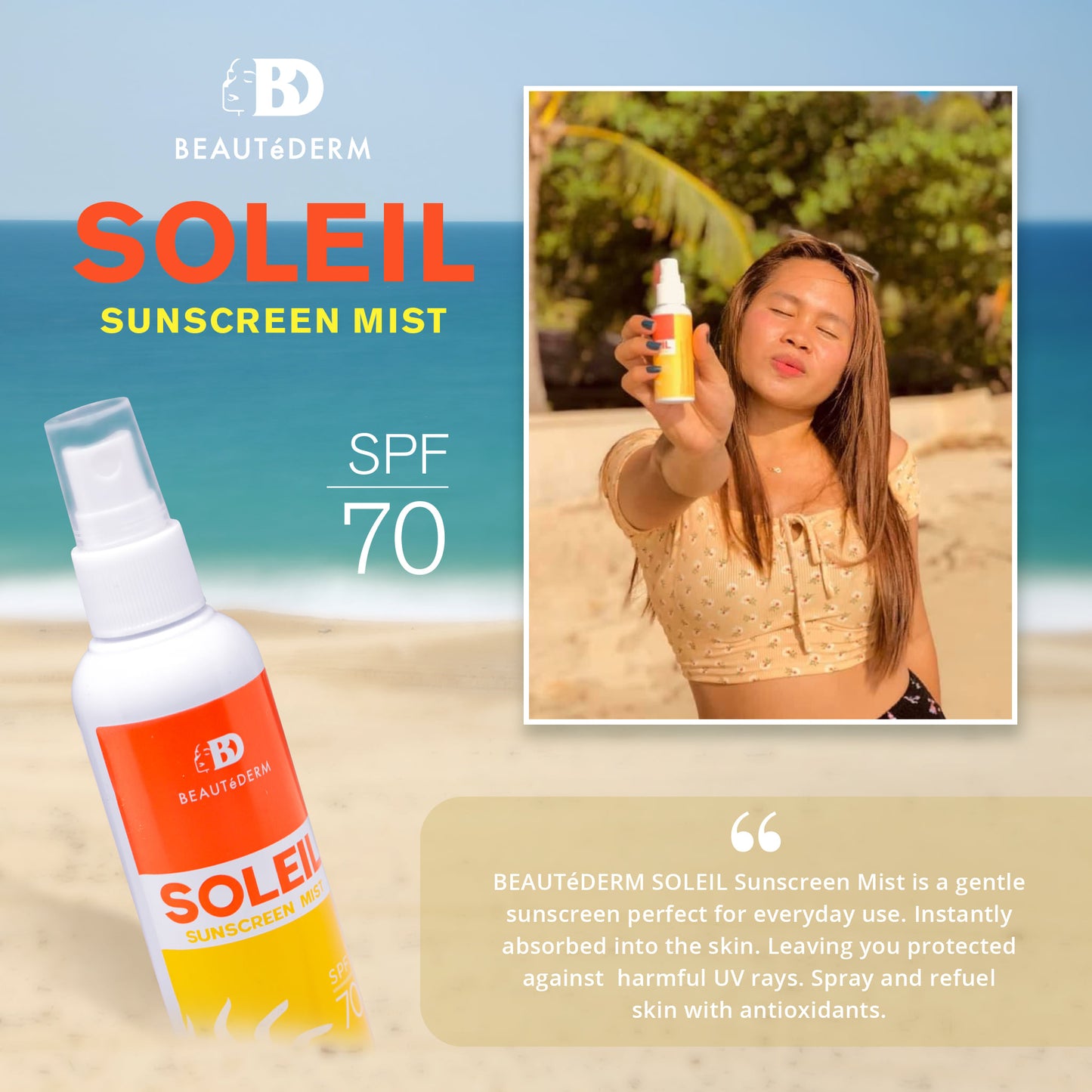 Soleil Sunscreen Mist (100ml)