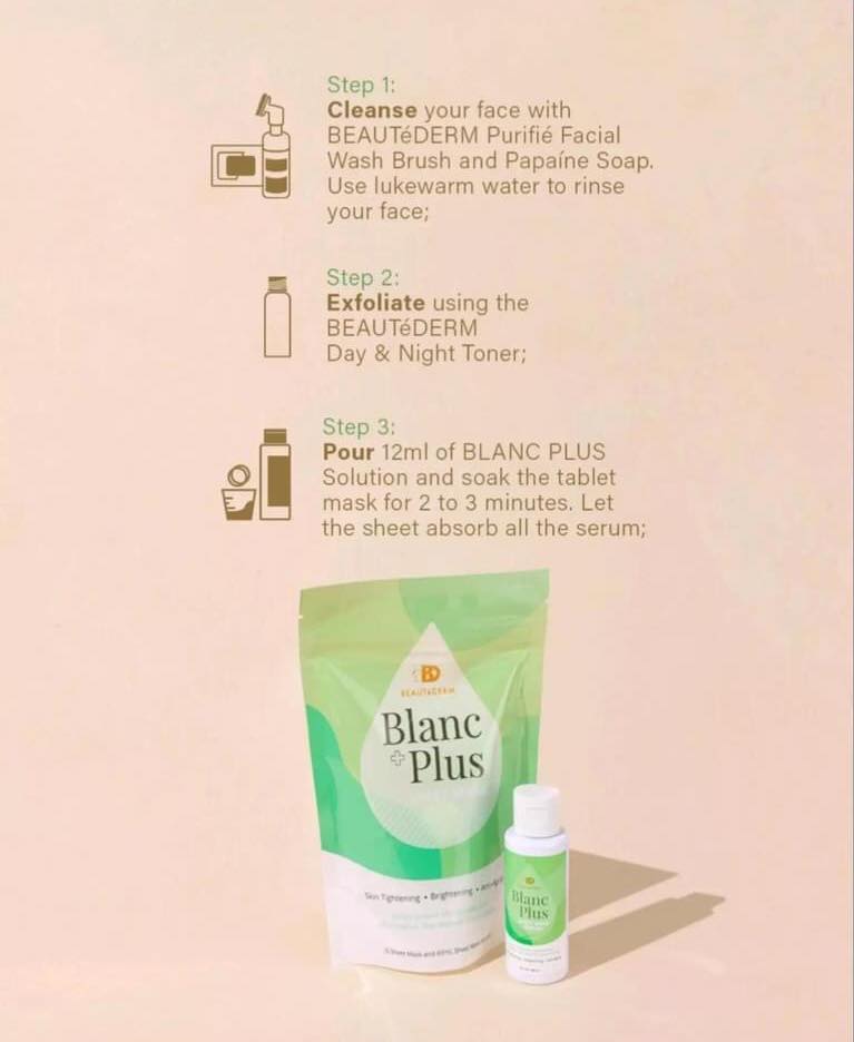 Blanc Plus Mask Sheet